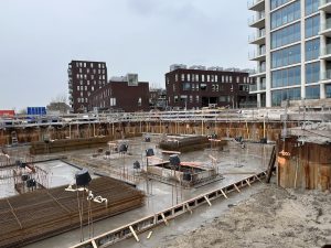Damwand voor kelder flats Cultuurhuis Berkel en Rodenrijs