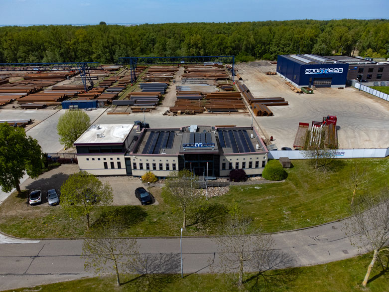 Stalen damwanden Gooimeer kadebouw