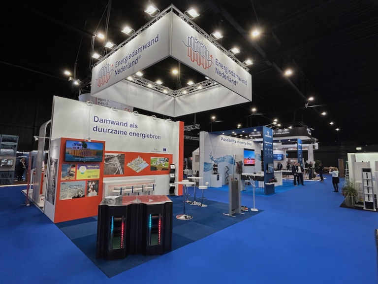 Energiedamwand Nederland op vakbeurs Energie 2023, duurzame damwanden